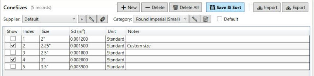 Rows saved and sorted